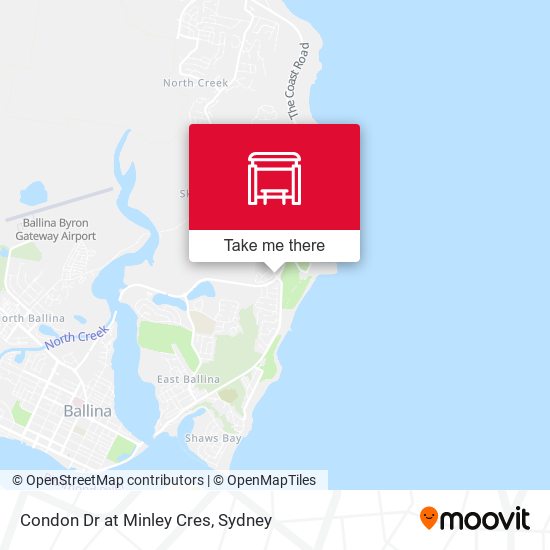Condon  Dr at Minley Cres map
