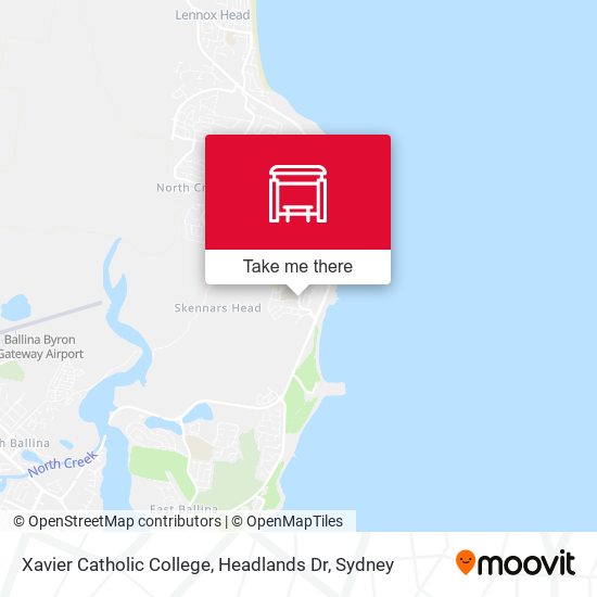 Xavier Catholic College, Headlands Dr map