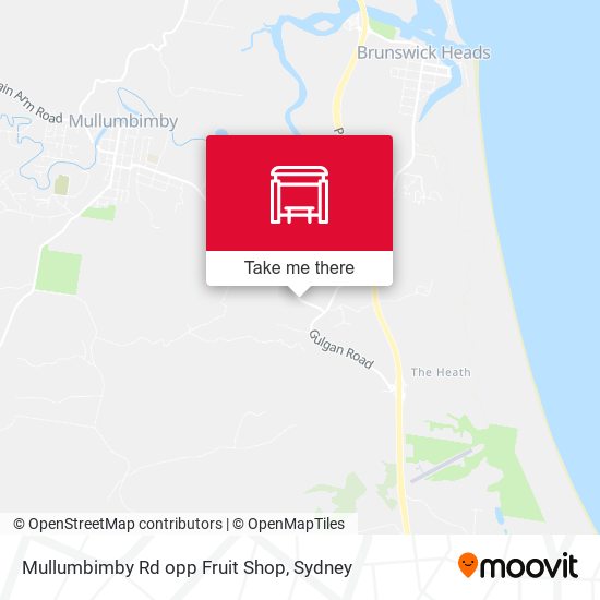 Mullumbimby Rd opp Fruit Shop map
