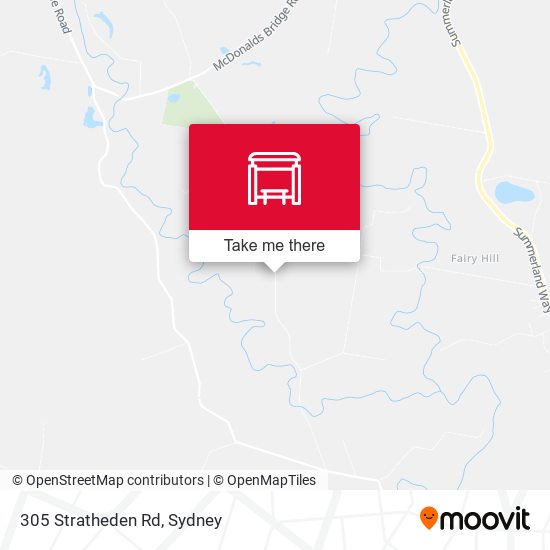 305 Stratheden Rd map