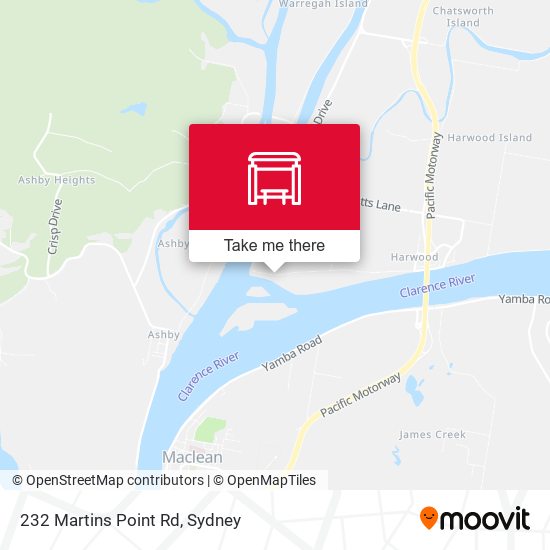 232 Martins Point Rd map
