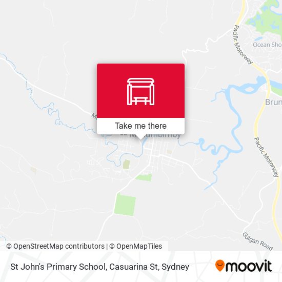 St John's Primary School, Casuarina St map