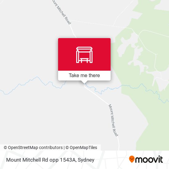 Mount Mitchell Rd opp 1543A map