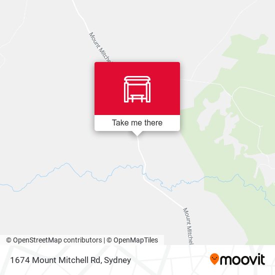 1674 Mount Mitchell Rd map