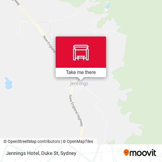 Jennings Hotel, Duke St map