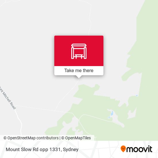 Mount Slow Rd opp 1331 map