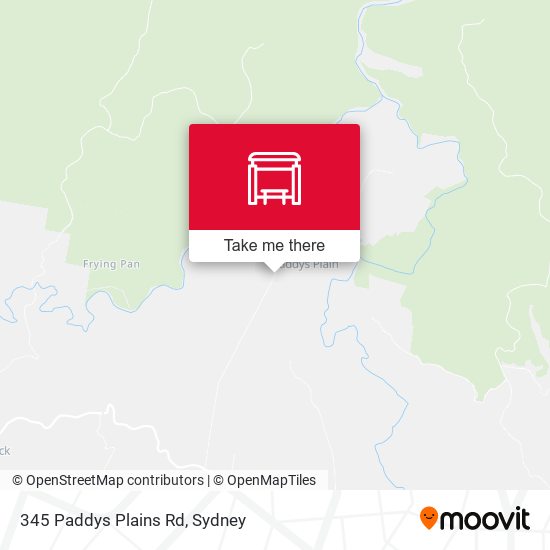 345 Paddys Plains Rd map