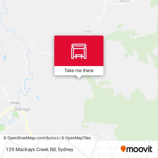 129 Mackays Creek Rd map