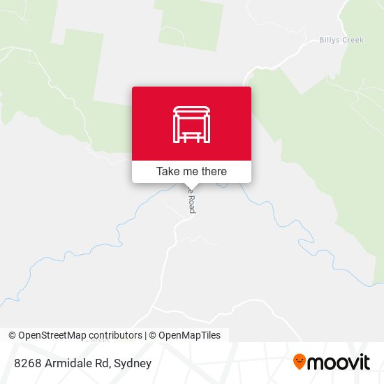 8268 Armidale Rd map