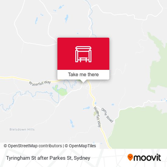 Tyringham St after Parkes St map