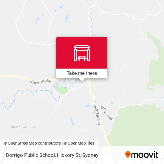 Dorrigo Public School, Hickory St map