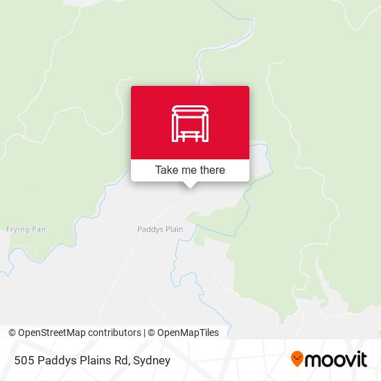 505 Paddys Plains Rd map