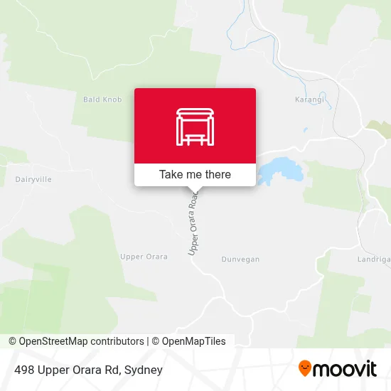 Mapa 498 Upper Orara Rd