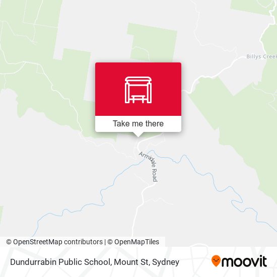 Dundurrabin Public School, Mount St map