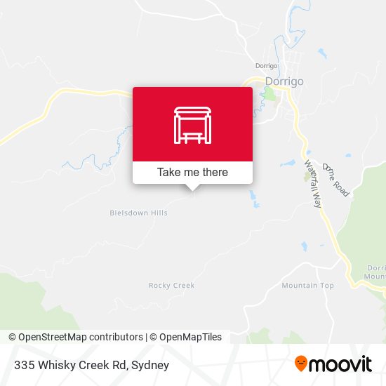 335 Whisky Creek Rd map