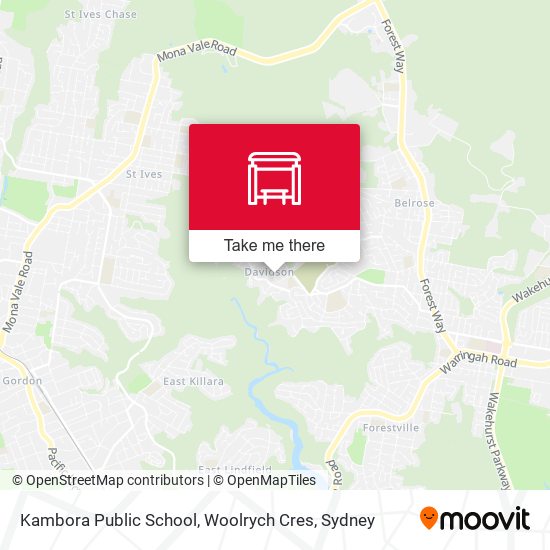 Kambora Public School, Woolrych Cres map