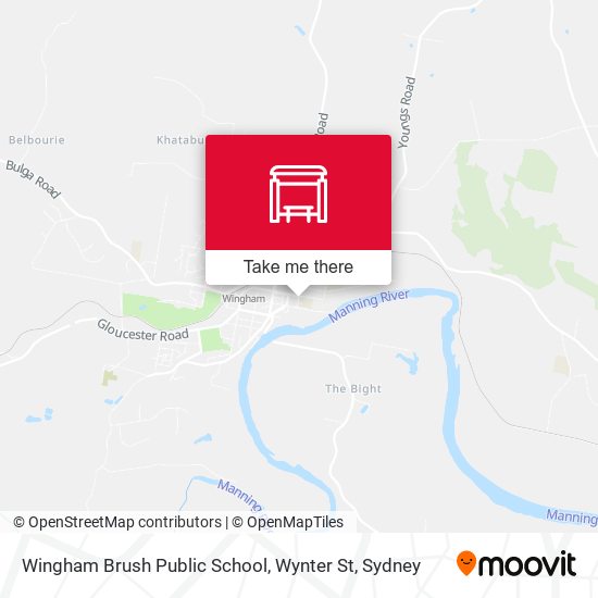 Wingham Brush Public School, Wynter St map