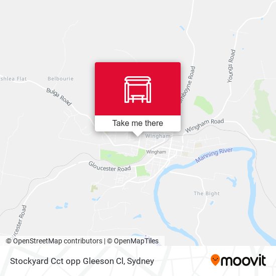 Stockyard Cct opp Gleeson Cl map