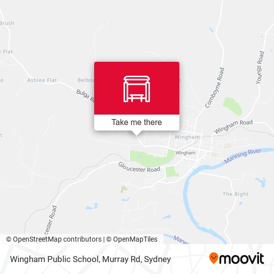 Wingham Public School, Murray Rd map