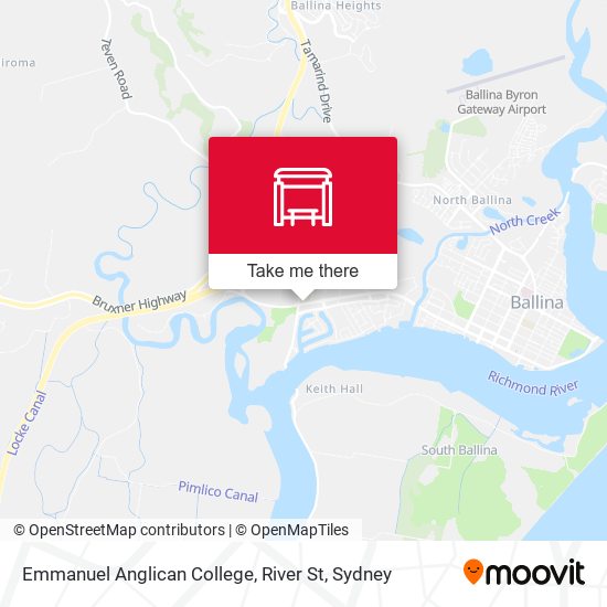 Emmanuel Anglican College, River St map