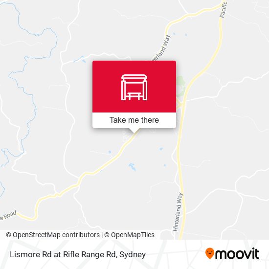Lismore Rd at Rifle Range Rd map