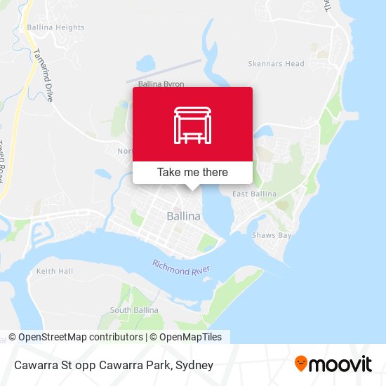 Cawarra St opp Cawarra Park map