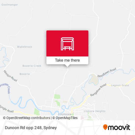 Dunoon Rd opp 248 map