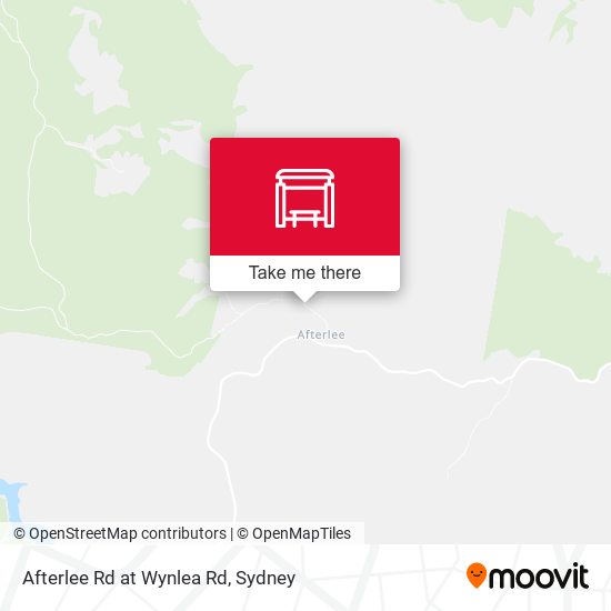 Afterlee Rd at Wynlea Rd map