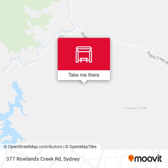 377 Rowlands Creek Rd map