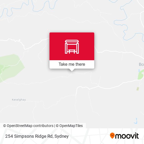 254 Simpsons Ridge Rd map