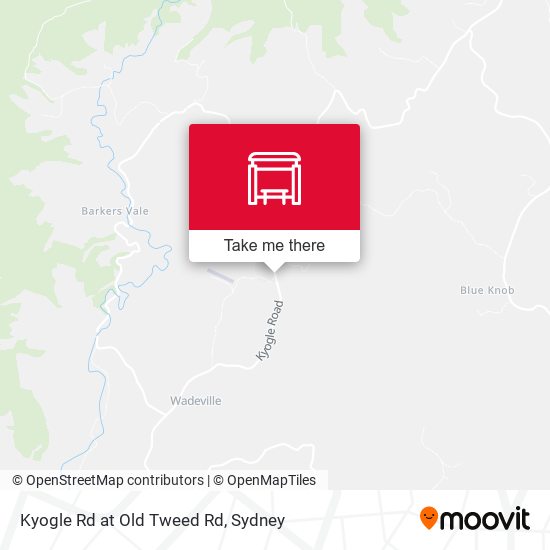 Kyogle Rd at Old Tweed Rd map