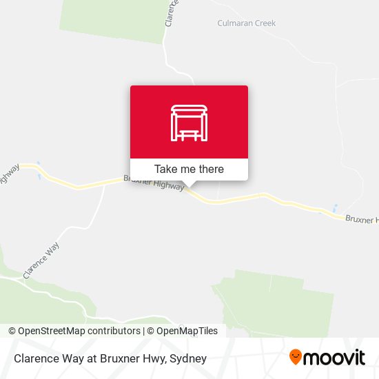 Clarence Way at Bruxner Hwy map