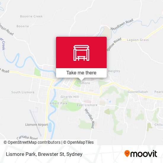 Lismore Park, Brewster St map
