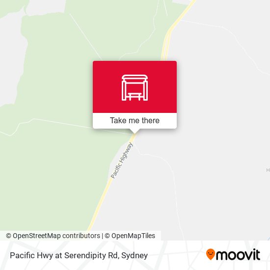Pacific Hwy at Serendipity Rd map