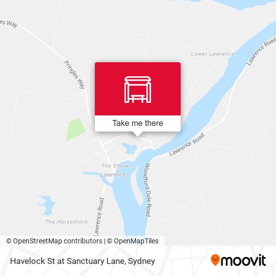 Havelock St at Sanctuary Lane map