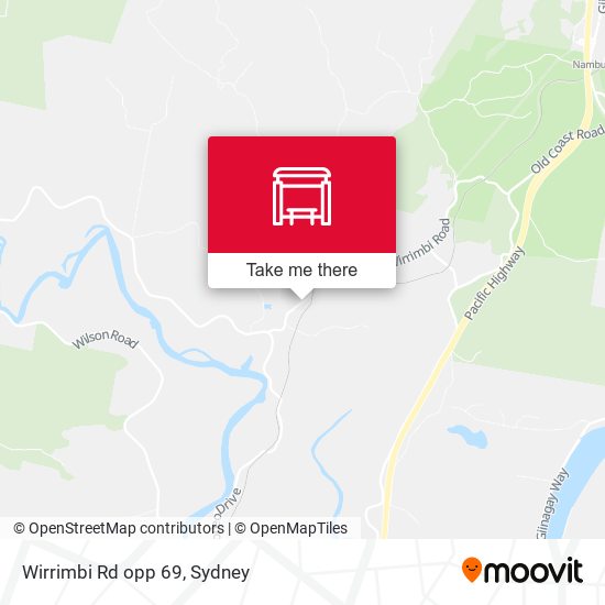 Wirrimbi Rd opp 69 map