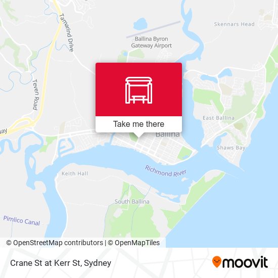 Crane St at Kerr St map