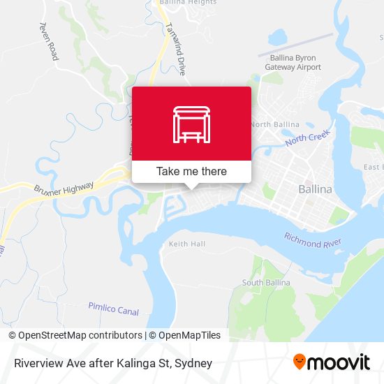Riverview Ave after Kalinga St map