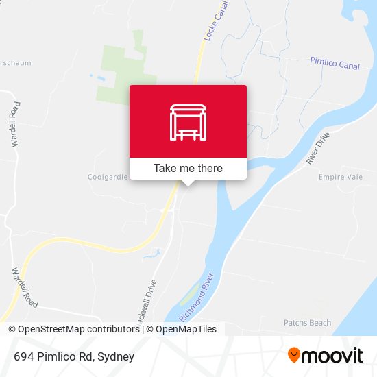 694 Pimlico Rd map