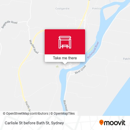 Carlisle St before Bath St map