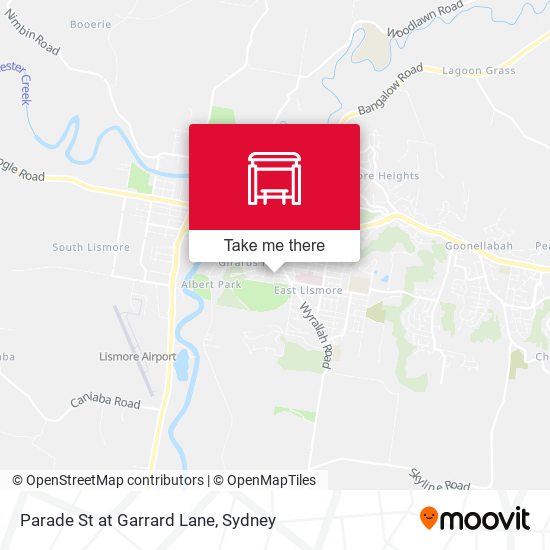 Parade St at Garrard Lane map