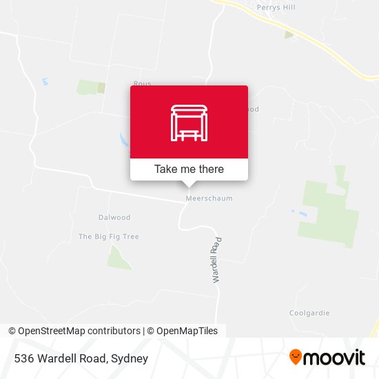 536 Wardell Road map