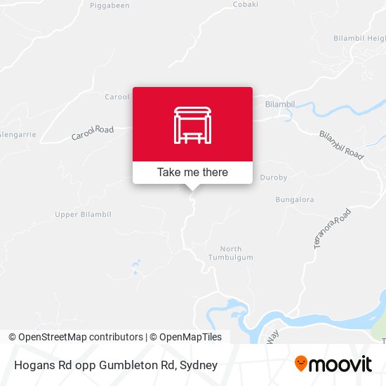 Hogans Rd opp Gumbleton Rd map