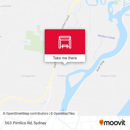 563 Pimlico Rd map