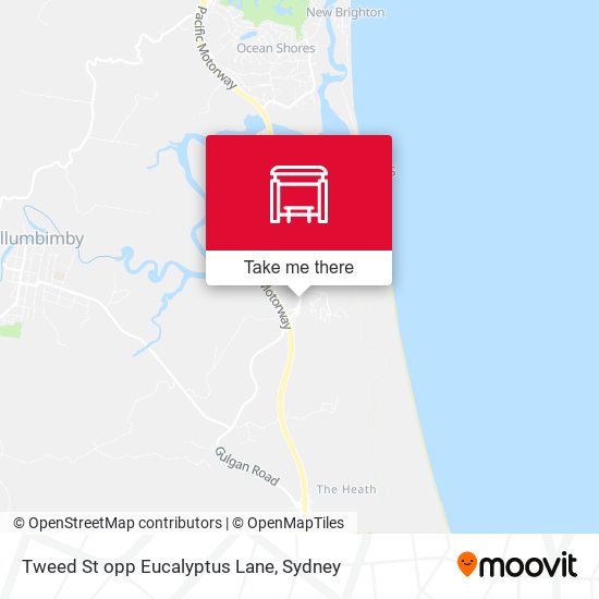 Tweed St opp Eucalyptus Lane map