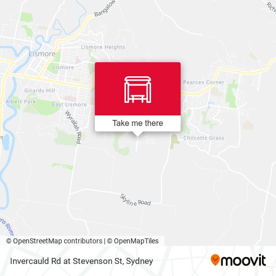 Invercauld Rd at Stevenson St map