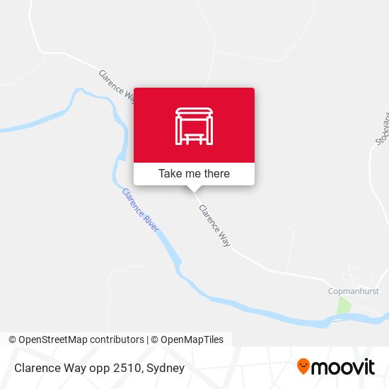 Clarence Way opp 2510 map