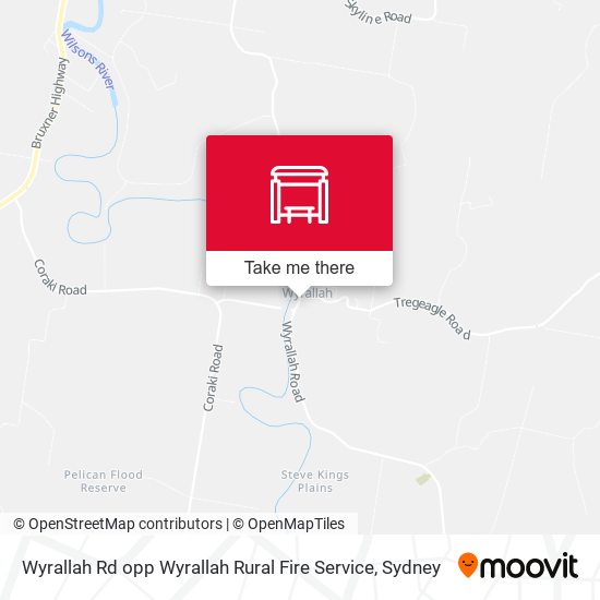 Wyrallah Rd opp Wyrallah Rural Fire Service map
