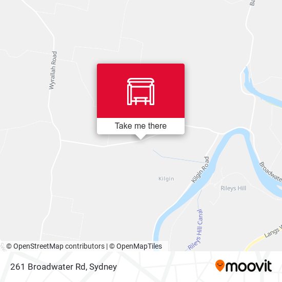 261 Broadwater Rd map