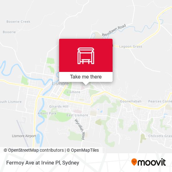 Fermoy Ave at Irvine Pl map